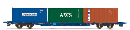 Touax, KFA Container Wagon with 3 x 20' Containers - Era 11 - R60131 - New for 2022