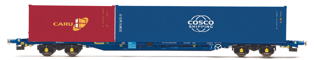 Touax, KFA, Container Wagon with 1 x 20' & 1 x 40' Containers - Era 11 - R60132 - New for 2022