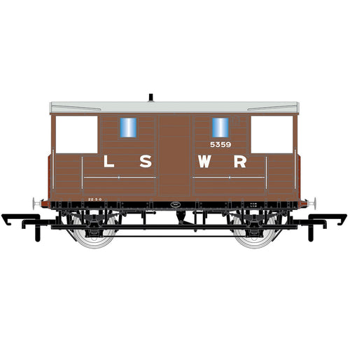 LSWR, 20T 'New Van' Goods Brake Van, 5359 - Era 2 - R6911A -Available