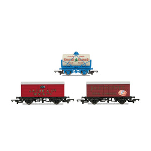 Hornby 'Retro' Wagons, three pack, United Dairies Tanker, Jacob's Biscuits, Palethorpes - R6991 -PRE ORDER - (from 2020 range)