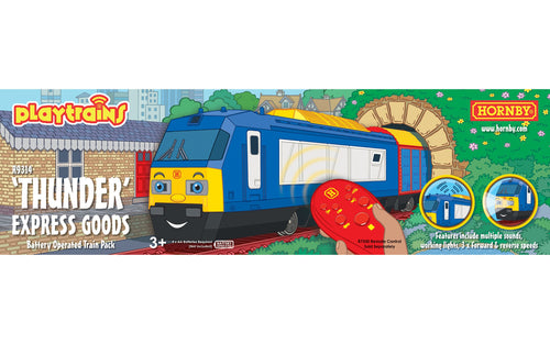 Thunder Express Goods Battery Operated Train Pack R9314 New For 2021