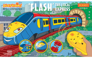 Flash The Local Express Remote Controlled Battery Train Set R9332 New For 2021