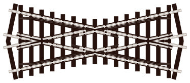 Short crossing (24Ã‚Â° angle)