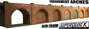   EMBANKMENT ARCHES- RED BRICK - NEW