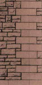   RED RUBBLE WALLING