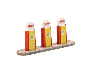 Shell" 1960S Petrol Pumps with Base