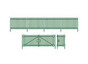 Modern Palisade Fencing with Gates  (1460mm)