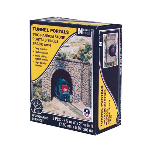 N Random Stone Single Tunnel Portal (x2)