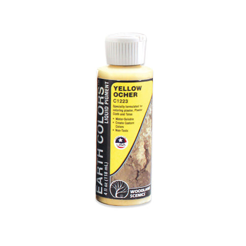 Yellow Ocher Earth Colours„ Liquid Pigment 4 fl. oz.