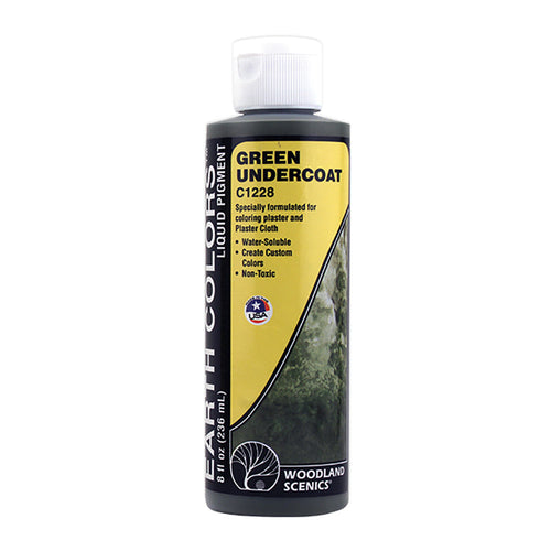 Green Undercoat Earth Colours„ Liquid Pigment 4 fl. oz.
