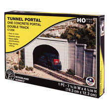 Load image into Gallery viewer, HO Concrete Double Tunnel Portal
