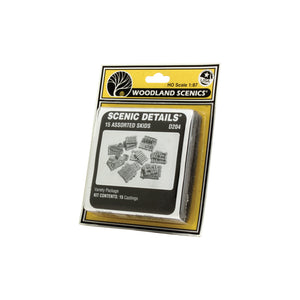 15 Assorted Skids/Palletts - Bachmann -WD204