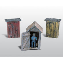 Load image into Gallery viewer, 3 Outhouses &amp; Man
