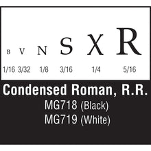 Load image into Gallery viewer, Condensed Roman R.R. Black - Bachmann -WMG718
