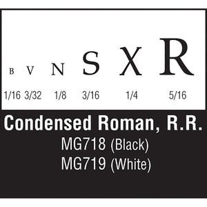 Condensed Roman R.R. Black - Bachmann -WMG718