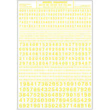 Load image into Gallery viewer, Numbers Gothic R.R. Yellow
