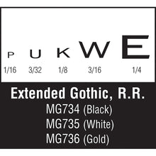 Load image into Gallery viewer, Extended Gothic R.R. Black - Bachmann -WMG734
