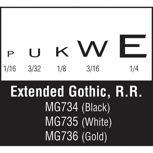 Extended Gothic R.R. Gold - Bachmann -WMG736