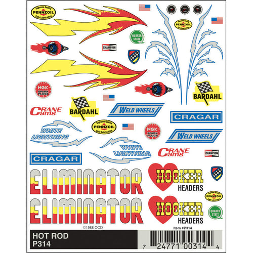 Hot Rod Dry Transfer