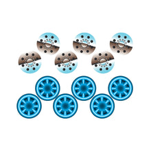 Load image into Gallery viewer, Chrome Wheel Flare‚® Rub-on Decals - Bachmann -WP4063
