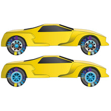 Load image into Gallery viewer, Chrome Wheel Flare‚® Rub-on Decals - Bachmann -WP4063
