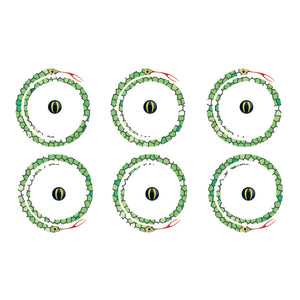 Green Snake Wheel Flare‚® Rub-on Decals - Bachmann -WP4064