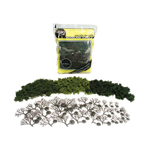 ‚¾"-3" Mixed Deciduous Trees (36/Kit) - Bachmann -WTR1101