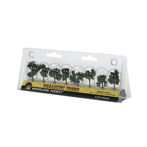 ‚¾"-1‚¼" Ready Made Medium Green (8/Pk) - Bachmann -WTR1501