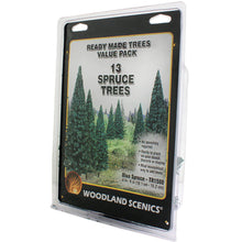 Load image into Gallery viewer, 4&quot;-6&quot; Ready Made Blue Spruce Value Pack (13/Pk) - Bachmann -WTR1588
