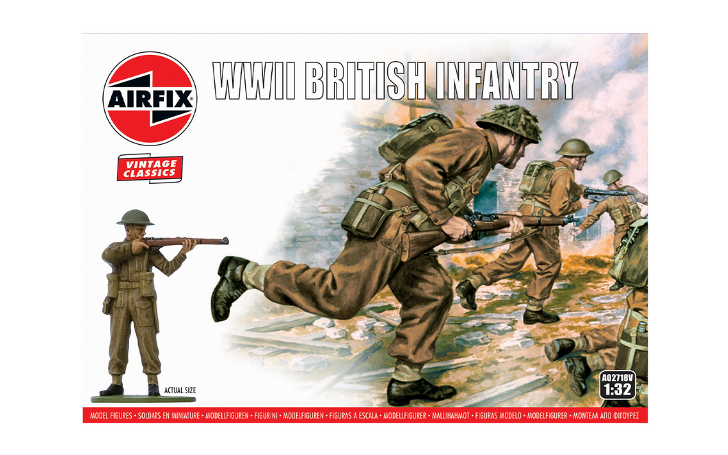 WWII British Infantry   - Airfix - A02718V