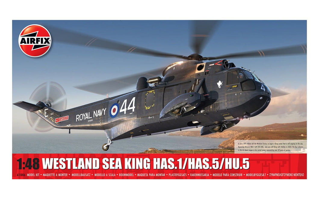 Westland Sea King HAS.1 / Has.5 / HU.5 - A11006 -1:48 Scale - LAST CHANCE TO BUY