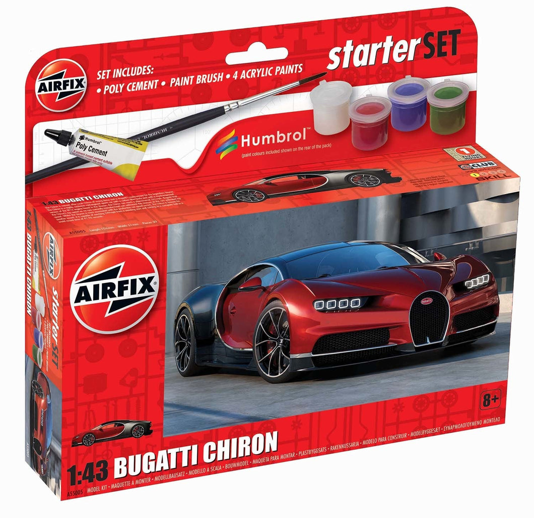 Small Starter Set NEW Bugatti Chiron - A55005