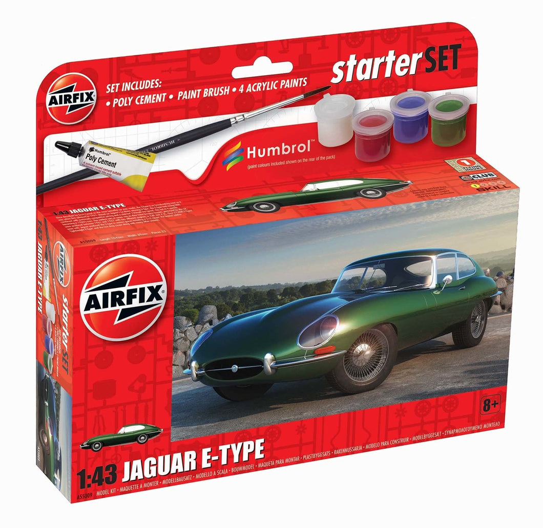 Small Starter Set Jaguar E-Type  - A55009 - New for 2022