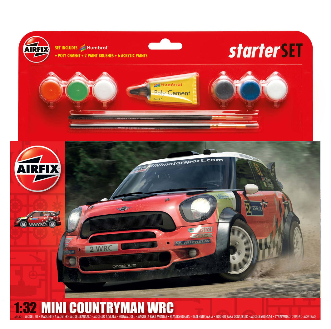 Hanging Gift Set MINI Countryman WRC  - Airfix - A55304A - LAST CHANCE TO BUY