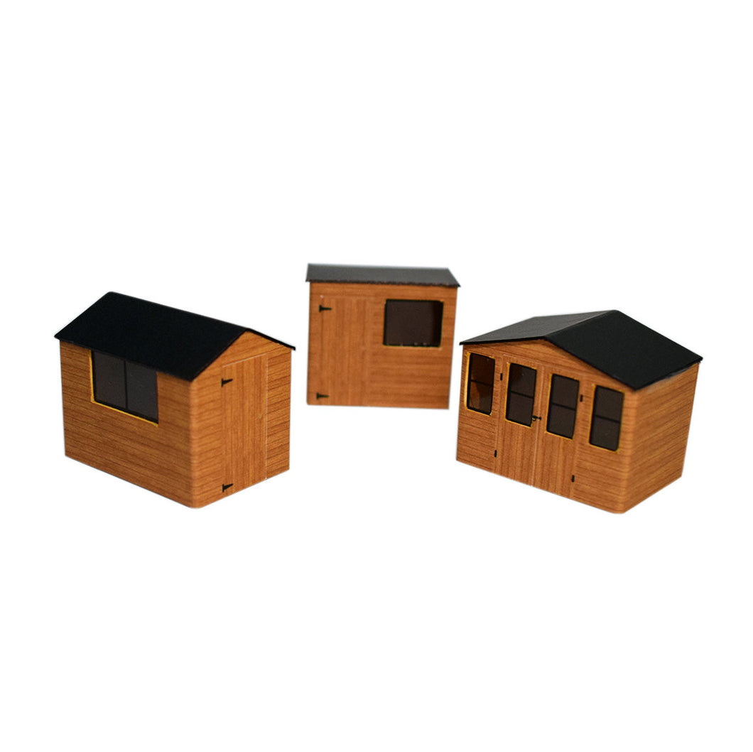 Sheds Brown (3) Card Kit