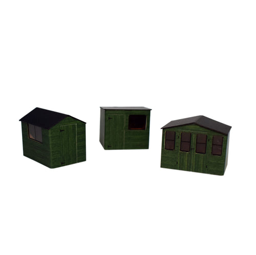Sheds Green (3) Card Kit