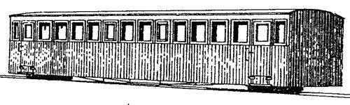 NWNG Railway Bogie Workmans Coach 11/12/13 Kit