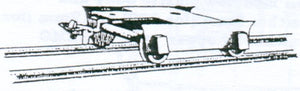 NWNG Railway Coach Bogies Kit (pair)