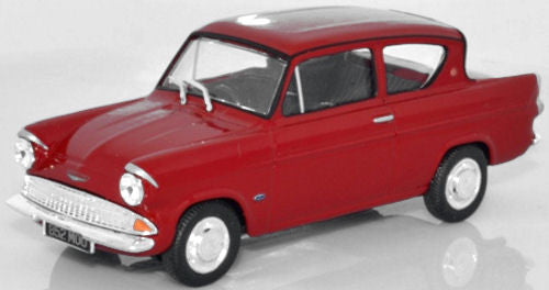 Ford Anglia 105E Saloon Monaco Red