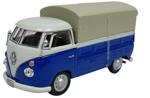 VW T1 Pickup with Awning White/Blue