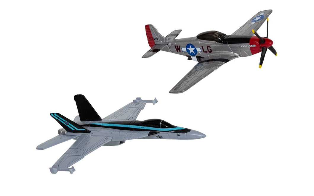 Maverickâ€™s F/A-18 Hornetâ„¢ and P-51D Mustangâ„¢ Hornetâ„¢ and P-51D Mustangâ„¢
(Top Gun Maverick, 2020) - Corgi - CS90683