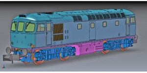 Class 33 056 'The Burma Star' BR Blue FYE (DCC-Fitted) - Dapol - 2D-001-011D