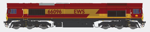 *Class 66 096 EWS Red/Gold (DCC-Sound)
