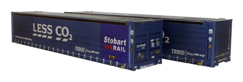 45ft Hi-Cube Container Pack (2) Tesco Weathered