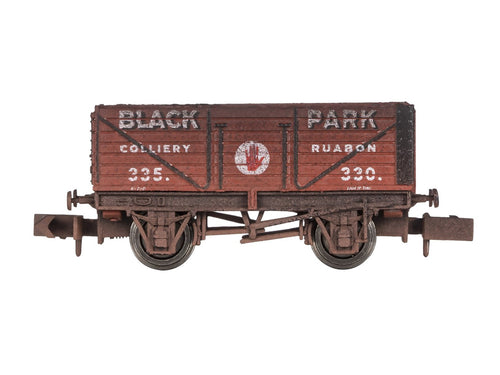 *7 Plank Wagon Black Park Ruabon 330 Weathered