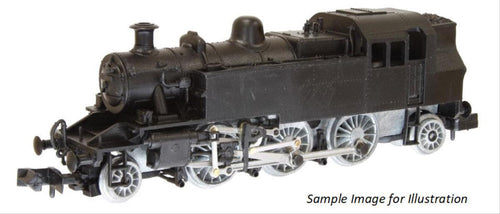 *Ivatt 2-6-2T 1207 LMS Unlined Black (DCC-Fitted)