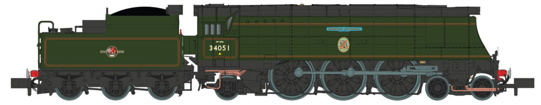 *BofB 34051 'Winston Churchill' BR Late Green