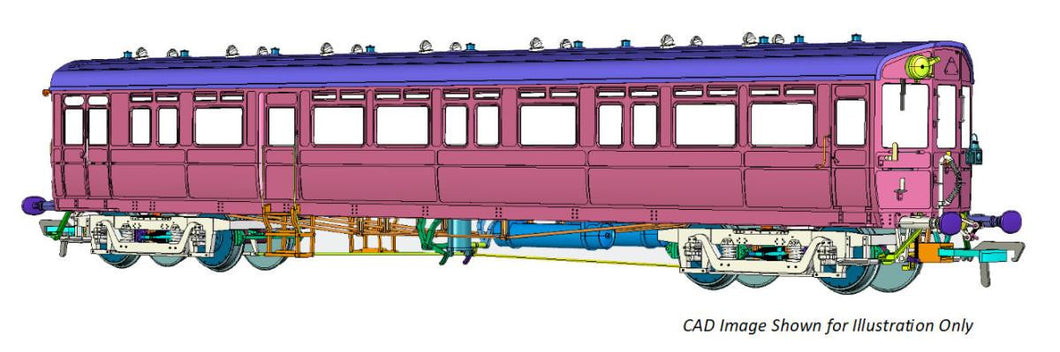 *GWR Autocoach 40 GWR Lined Chocolate/Cream (DCC-Sound)