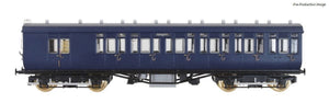 GWR Toplight Mainline City Lined Choc/Cm 3rd Brake 3750 S2 - Dapol - 4P-020-102