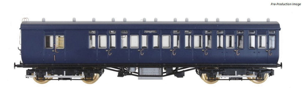 GWR Toplight Mainline City Lined Choc/Cm 3rd Brake 3750 S2 - Dapol - 4P-020-102